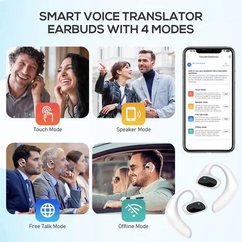 Instant Language Translator Earbuds