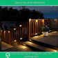 Solar LED Pathway Light with Automatic Dusk Sensor and IP45 Waterproof Rating All Vera Mart
