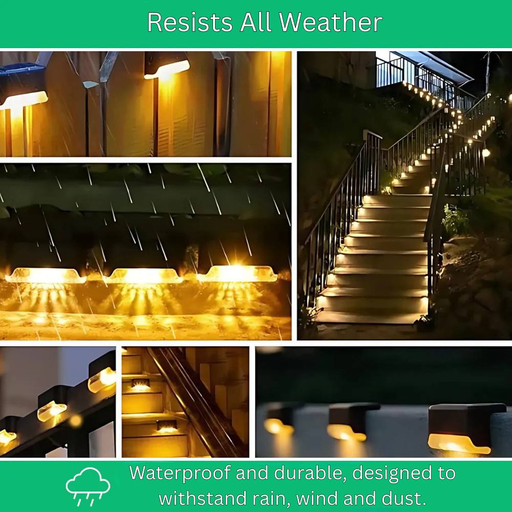 Solar LED Pathway Light with Automatic Dusk Sensor and IP45 Waterproof Rating All Vera Mart