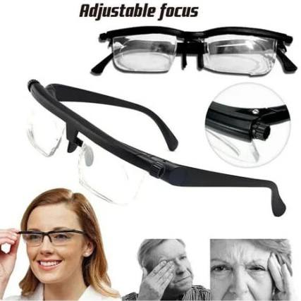 Adjustable Focus Reading Glasses For Near And Distance Vision