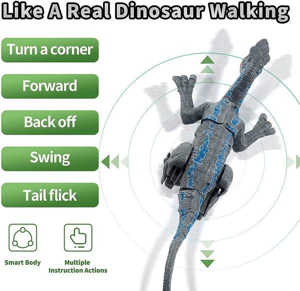 Remote Control Walking Velociraptor Toy by Mygametables