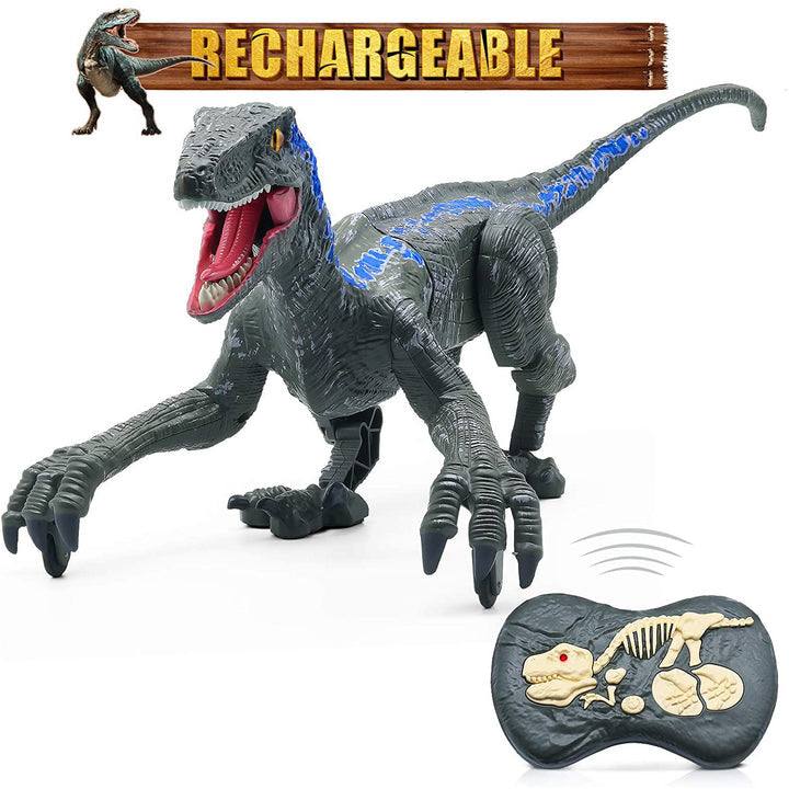 Remote Control Walking Velociraptor Toy by Mygametables