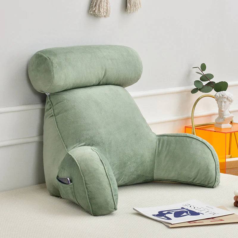 Mygametables Deluxe Reading Bed Pillow with Arms