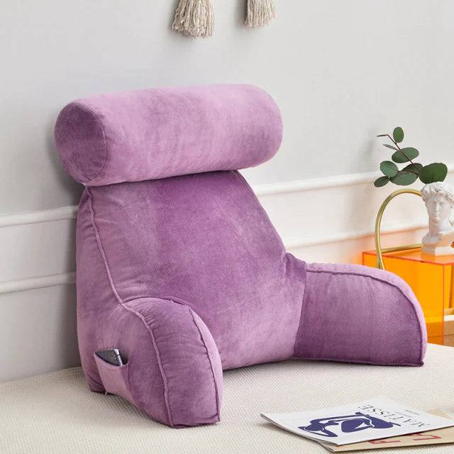 Mygametables Deluxe Reading Bed Pillow with Arms