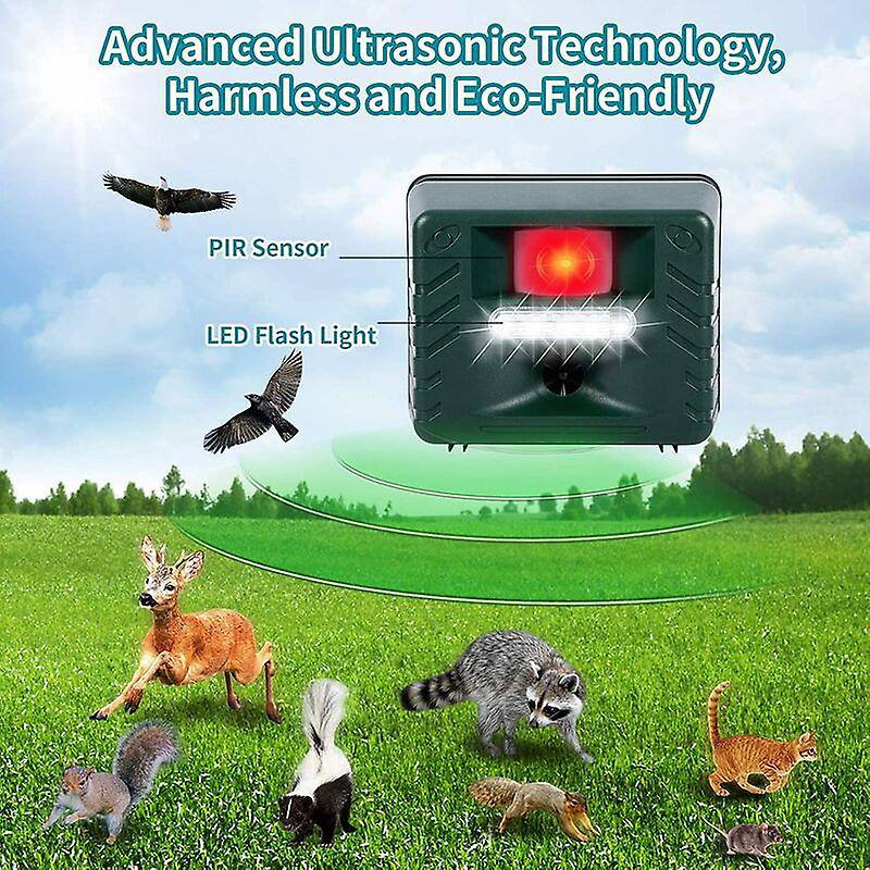 Mygametables Woodpecker Ultrasonic Repeller for Effective Bird Control