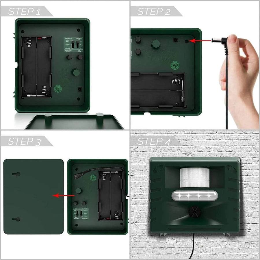 Mygametables Woodpecker Ultrasonic Repeller for Effective Bird Control