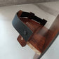 Bourbon Whiskey Barrel Shelf for Home Bars, Rustic Oak Display by Mygametables