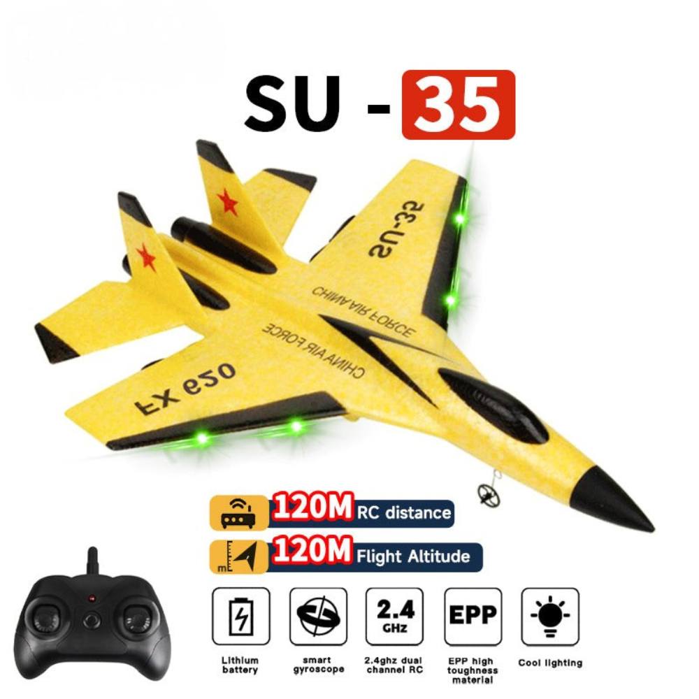 Mygametables RC Plane SU35 Remote Control Jet with LED Lights