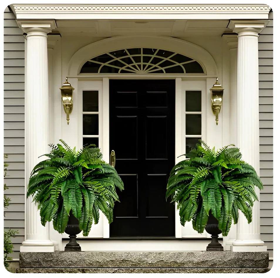 Mygametables Artificial Boston Fern UV Resistant Outdoor Plant