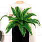 Mygametables Artificial Boston Fern UV Resistant Outdoor Plant