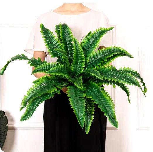 Mygametables Artificial Boston Fern UV Resistant Outdoor Plant