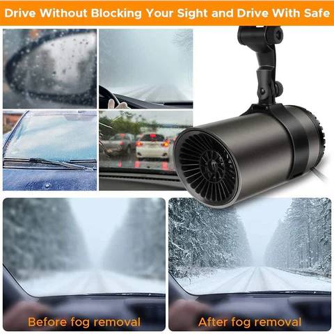 Mygametables Car Warm Air Blower, Fast Heating & Cooling 360-Degree Rotatable Cup Shape Heater