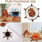 Mygametables Wooden Trivet For Hot Dishes, Tree-Shaped Solid Wood Design