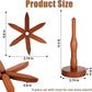 Mygametables Wooden Trivet For Hot Dishes, Tree-Shaped Solid Wood Design