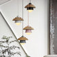 Wooden Pendant Light, Nordic Natural Design