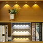 Wireless LED Light with Motion Sensor, Rechargeable and Dimmable 3-Color Lamp
