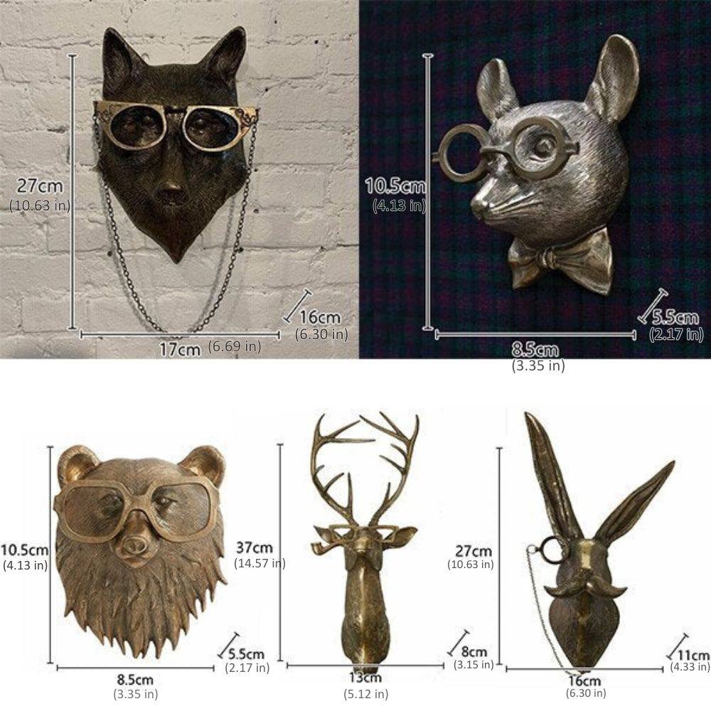 Unique Animal Head Wall Décor for Playful Home Interiors