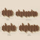 Wooden Wall Coat Hook Piano Design, Practical and Elegant Entryway Organizer