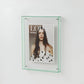 Modern Acrylic Picture Frame, Clear Transparent Design