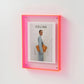 Modern Acrylic Picture Frame, Clear Transparent Design