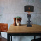 Gothic Skeleton Table Lamp, Handcrafted Artistic Design