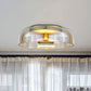 CrystalShine LED Ceiling Light, Modern Glass Design