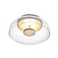 CrystalShine LED Ceiling Light, Modern Glass Design