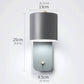 LED Wall Light with Switch, Modern Metal Indoor Lamp