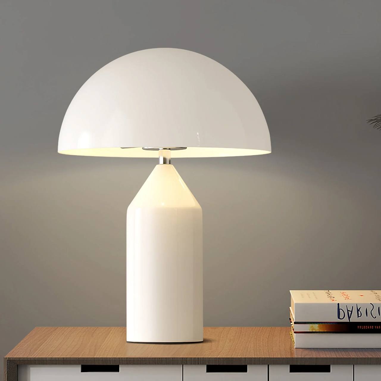Atollo Table Lamp, Iconic Geometric Design