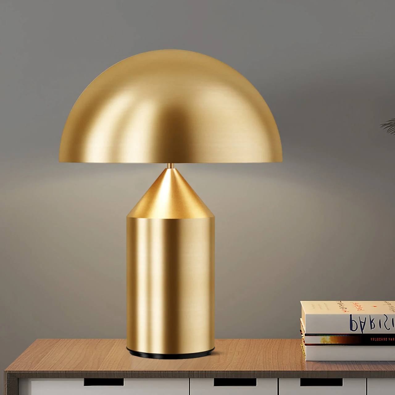 Atollo Table Lamp, Iconic Geometric Design