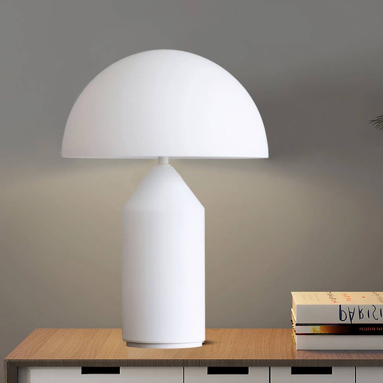 Atollo Table Lamp, Iconic Geometric Design