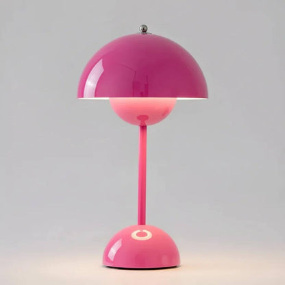 Scandinavian Modern Dimmable Table Lamp in Stainless Steel, 11.6 in Height