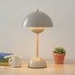 Scandinavian Modern Dimmable Table Lamp in Stainless Steel, 11.6 in Height