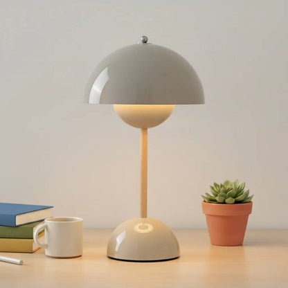 NordicNest Scandinavian Table Lamp, Dimmable Modern Bedside Light