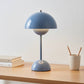 Scandinavian Modern Dimmable Table Lamp in Stainless Steel, 11.6 in Height