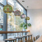 3D Fireworks Glass Pendant Light with Creative Color Glass Design