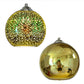 3D Fireworks Glass Pendant Light with Creative Color Glass Design