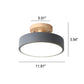 Modern Flush Mount LED Ceiling Light with Adjustable Color Temperature