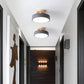 Modern Flush Mount LED Ceiling Light with Adjustable Color Temperature