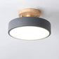 Modern Flush Mount LED Ceiling Light with Adjustable Color Temperature