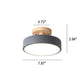 Modern Flush Mount LED Ceiling Light with Adjustable Color Temperature