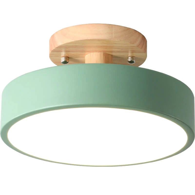 Modern Flush Mount LED Ceiling Light with Adjustable Color Temperature