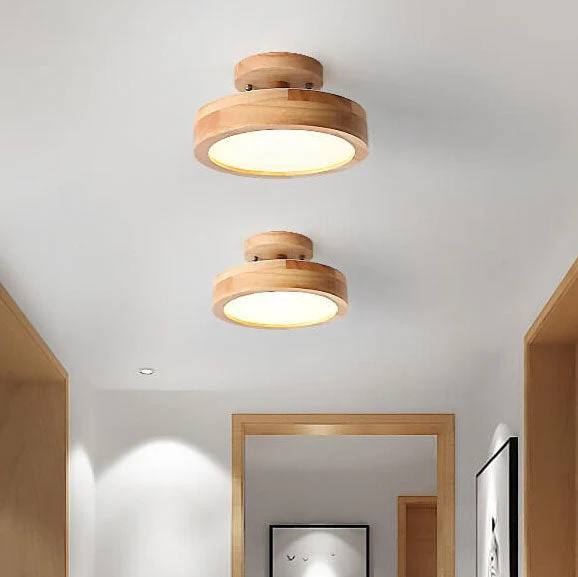 Modern Flush Mount LED Ceiling Light with Adjustable Color Temperature