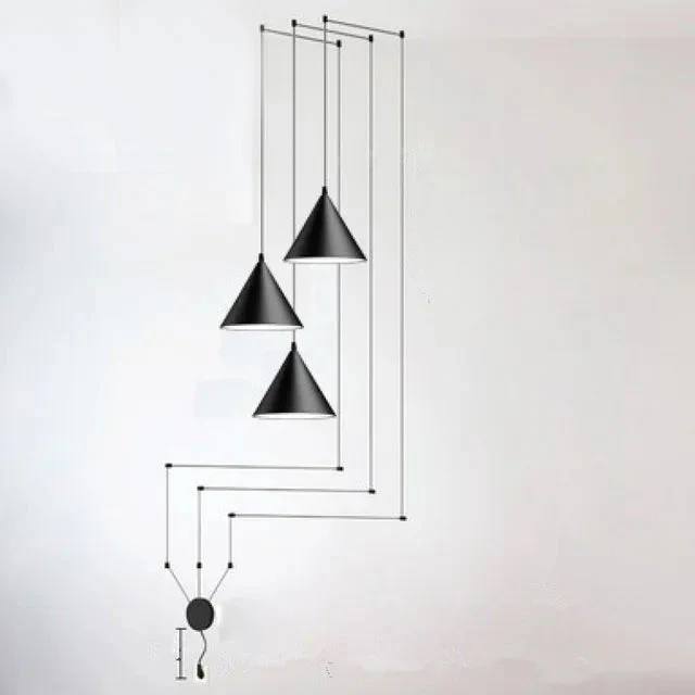 Modern Metal Pendant Light, Minimalist Hanging Lamp for Indoor Lighting