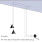 Modern Metal Pendant Light, Minimalist Hanging Lamp for Indoor Lighting