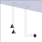 Modern Metal Pendant Light, Minimalist Hanging Lamp for Indoor Lighting