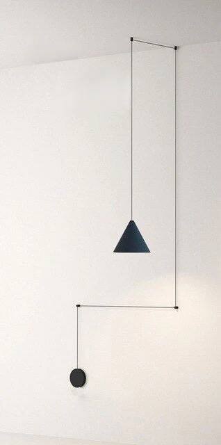Modern Metal Pendant Light, Minimalist Hanging Lamp for Indoor Lighting
