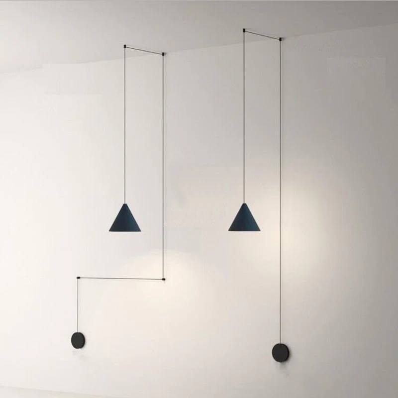Modern Metal Pendant Light, Minimalist Hanging Lamp for Indoor Lighting