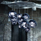 Multi Light Pendant Lamp, Sculptural Melt Design for Interior Spaces