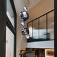 Multi Light Pendant Lamp, Sculptural Melt Design for Interior Spaces